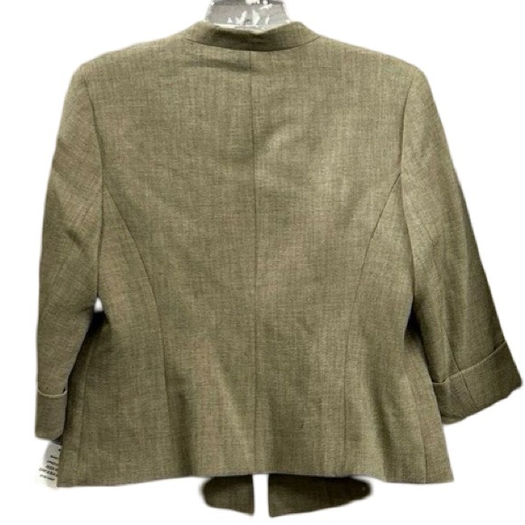 KASPER NWT 3/4 Sleeve Suit One Button Blazer Cypress Gray Sz 10 $119 - Picture 5 of 6